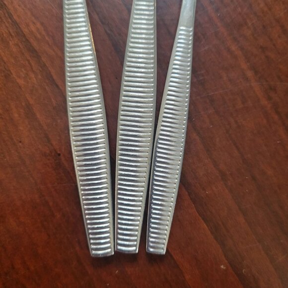 Dansk Design Finland IMQ Stainless Steel Spoons Set Of 3 - 2 Tablespoons & 1 Tea - Picture 2 of 4